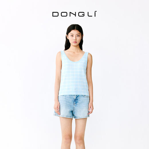 东黎 • 温柔的海风 海岛棉女士圆领背心 5269 商品图2