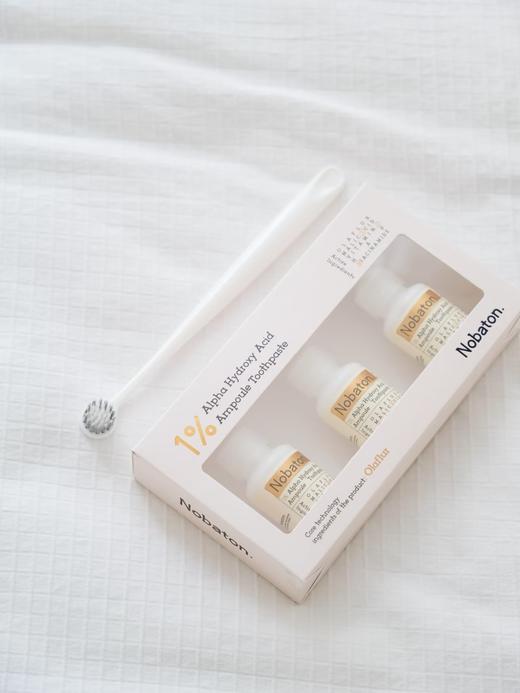 明星红毯发光牙膏❗牙膏界的修丽可❗牙黄口臭牙敏就用【Nobaton诺巴顿牙膏】👍告别大黄牙 牙齿问题终结者 1️⃣1%果酸——牙黄 溶解色素 2️⃣2%乳香——口臭 富含😷菌，刷走口臭菌，平衡口腔 商品图5