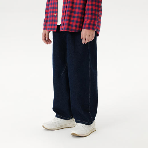 马克珍妮男女童复古百搭牛仔香蕉裤儿童裤子2025年秋装新款551385 商品图1