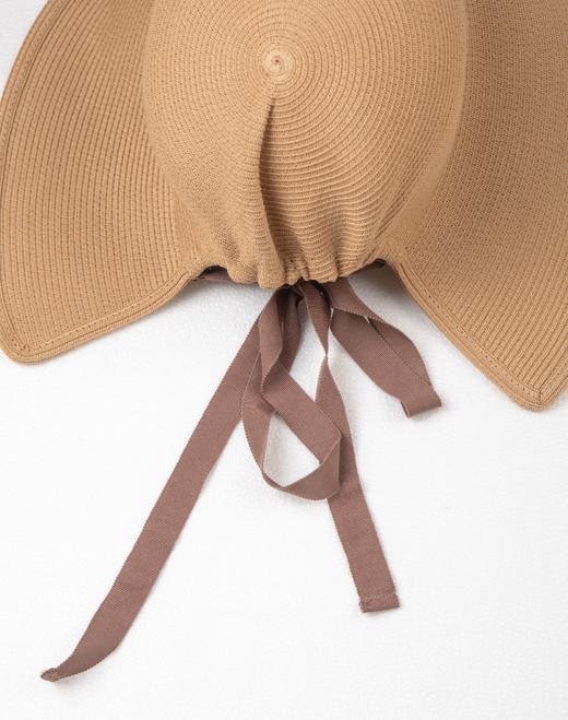 7天发货【轻量化遮阳帽】灯罩大草帽，带大帽檐，可扎马尾，遮脸太阳做好防晒，仿亚麻面料，透气排汗 商品图6