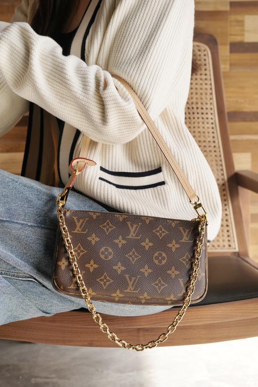 驴家  Pochette Accessoires手袋  新款 麻将包 手提包 单肩包(JPH) 商品图5