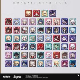 miHoYo 米哈游/崩坏 星穹铁道 帕姆展览馆 马口铁徽章 方形吧唧 国谷