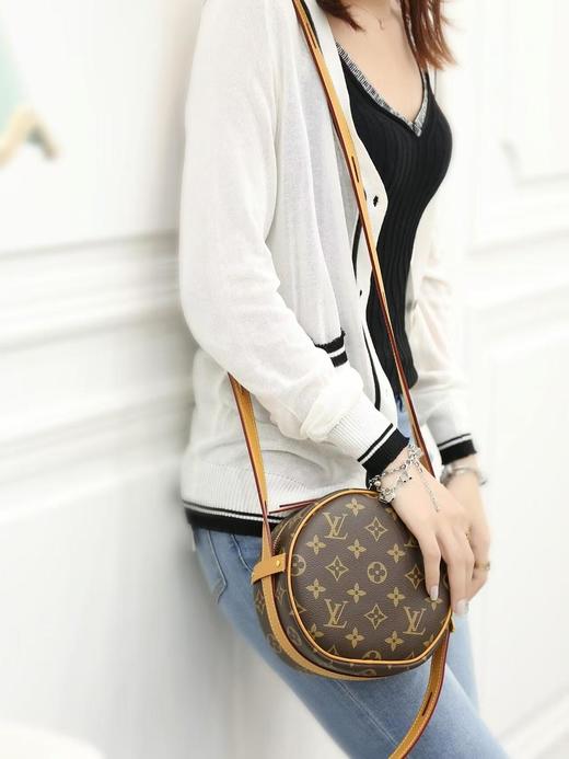 驴家Boite Chapeau Souple系列 PM 经典老花满印拉链开合 单肩斜挎包 小号 （MM） 商品图3