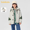 巴拉巴拉童装男童两件套外套女童春秋装防水防油防污透湿上衣拼色 商品缩略图1