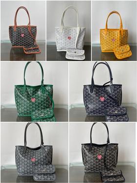 戈雅   红心双面购物袋 经典款mini购物袋 可翻面一包两用 （XS）