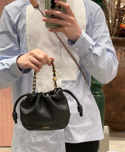 罗意威  迷你柔软纳帕羊皮革 Flamenco Purse 福袋 单肩包 斜挎包 （LZ） 商品图4