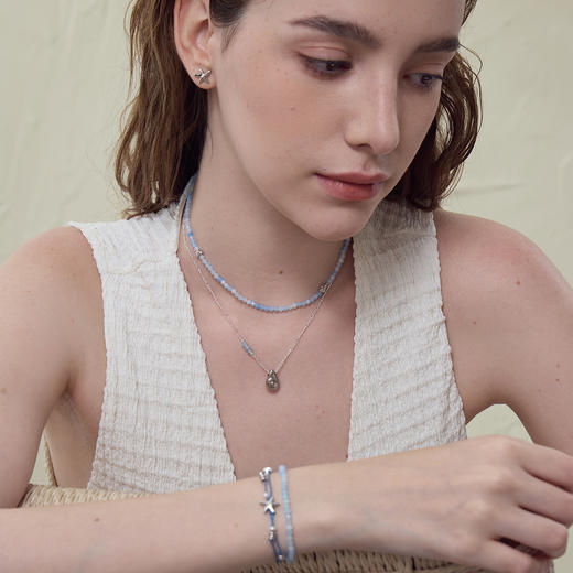 ARSIS｜曦海系列 曦海海螺双层项链 商品图4