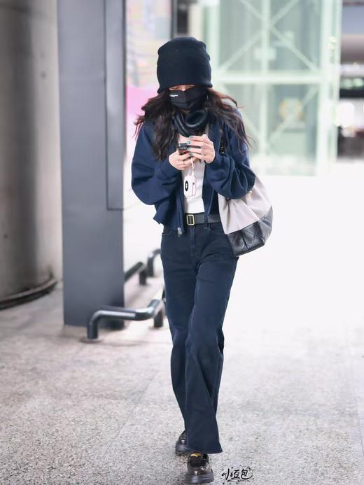 香奈儿 25A 品牌Logo 皮穿链 麂皮双拼 购物包单肩手提包 （LZ*MM） 商品图6