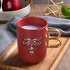 LOCK&LOCK乐扣乐扣新国潮 牛牛杯 马克陶瓷水杯 390ML红色/白色 商品缩略图4