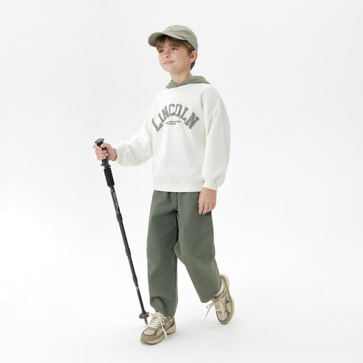 马克珍妮男童城市户外百搭萝卜裤儿童休闲裤2025年秋装新款551263 商品图2