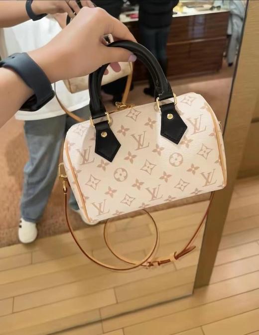 驴家 枕头20沙丘色 SPEEDY BANDOULIÈRE 20手袋 M46906 (JPH) 商品图5