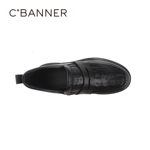 千百度冬季便捷极速真皮商务皮鞋柔感鞋男鞋A25559785 商品图2