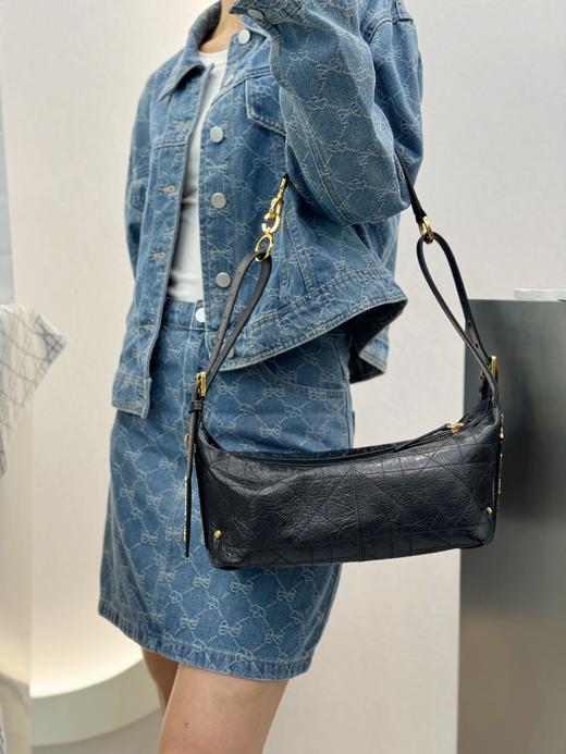 DIOR迪奥 D-Journey 金色五金配件拉链开合 牛皮 单肩包 中号 小号系列（LZ） 商品图14