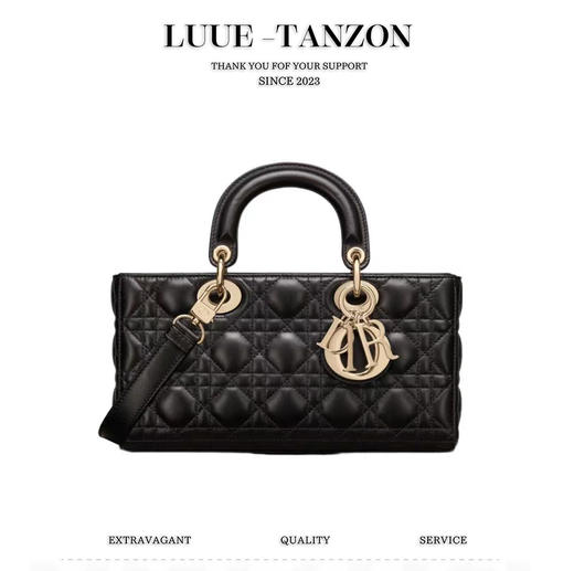 迪奥-LADY D-JOY 手袋【羊皮藤格纹】（LZ） 商品图0