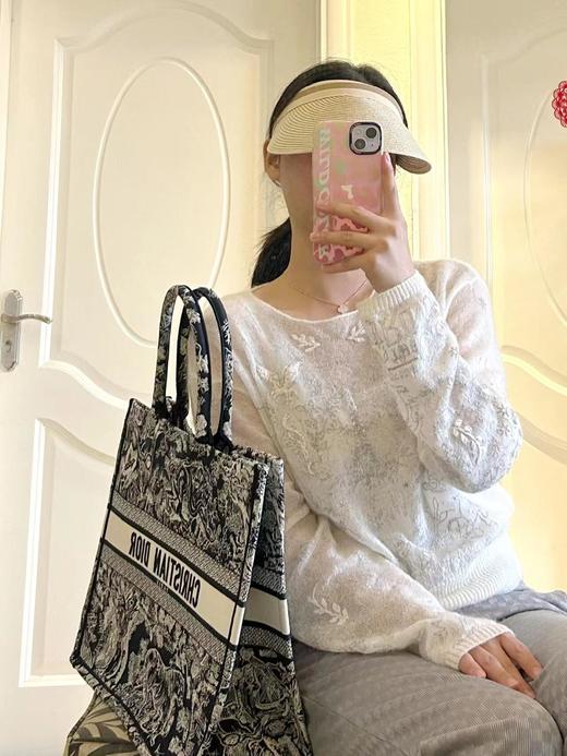 迪奥-工艺的神仙色老虎托特包，要好版本的就选这个！（LZ） 商品图4