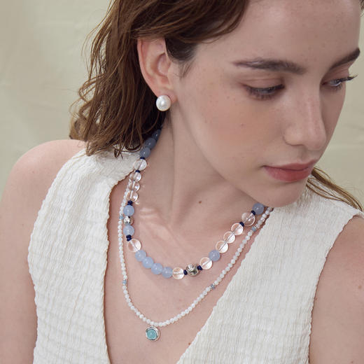 ARSIS｜曦海系列 曦海冰蓝项链 商品图4