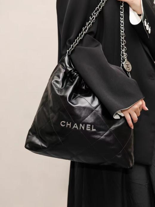 香奈儿 22Bag 超大容量垃圾袋托特包单肩包 中号（LZ） 商品图8