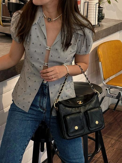 香奈儿  24P新品嬉皮Hobo腋下包   单肩包 斜挎包 （LZ） 商品图3