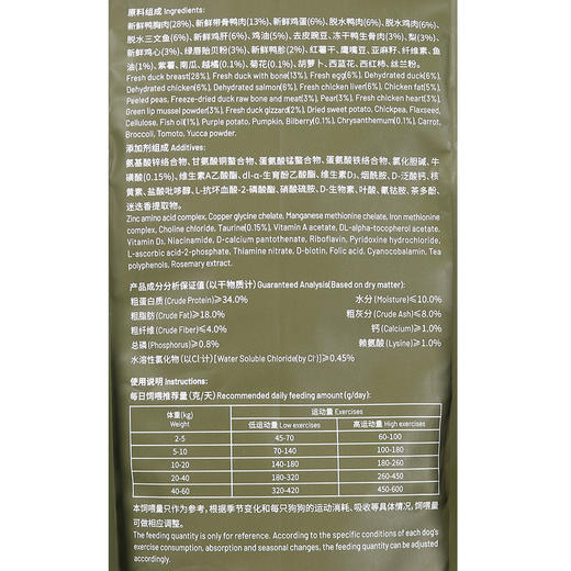 MM 山姆 伯纳天纯 原始狩猎系列全价犬粮 5.2kg 商品图5