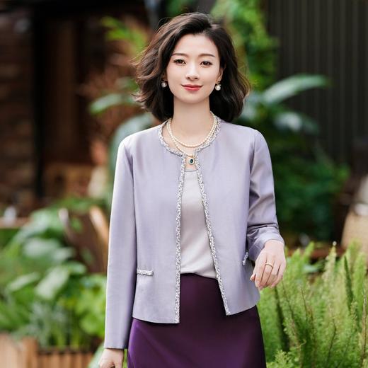 西子/【璀璨人生】32姆米丝毛定染小香风手工钉珠外套/WTTJ270 商品图0