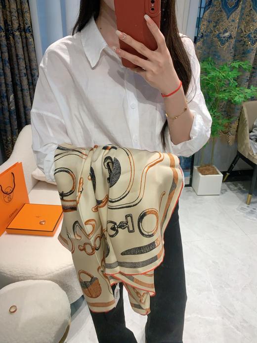 爱马仕的经典围巾（EJ*MM） 商品图8