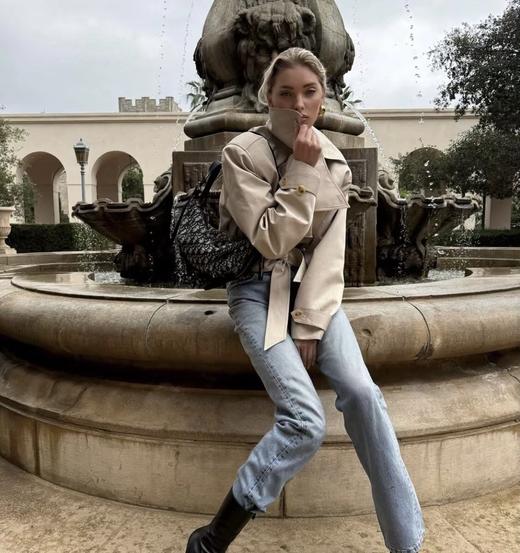 迪奥 D-Journey 手袋 饭盒包 老花配皮（CB） 商品图6