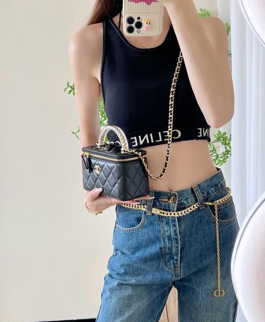 香奈儿  24ss 春夏透明手柄长盒子  单肩包  斜挎包 （LZ） 商品图9