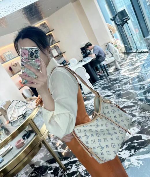 驴家  CarryAll 提花织物搭配牛皮革饰边   单肩包 斜挎包 (JPH) 商品图2