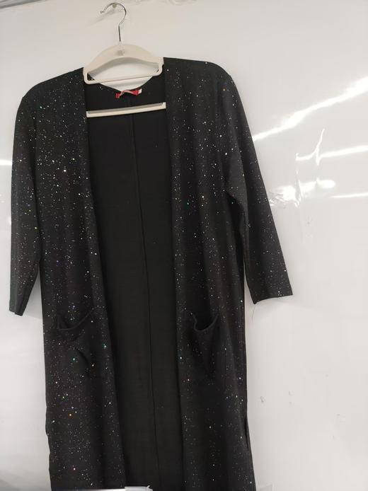 6318夏季新款长款风衣外披百搭气质镂空蕾丝网纱外搭防晒衣气质年轻薄A4-4 商品图2