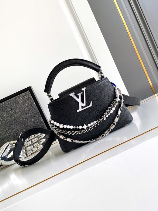 驴家 黑拼珍珠三合-链条款 Capucines手袋包（MM） 商品图0