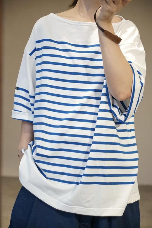 OUTIL经典多色短袖条纹T恤 商品图5