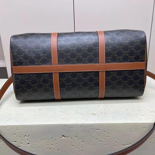 赛琳 中号标志印花牛皮革旅行包（LZ） 商品图3