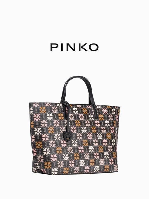 PINO经典老花撞色大容量手提托特包PIN051A1EM 商品图2