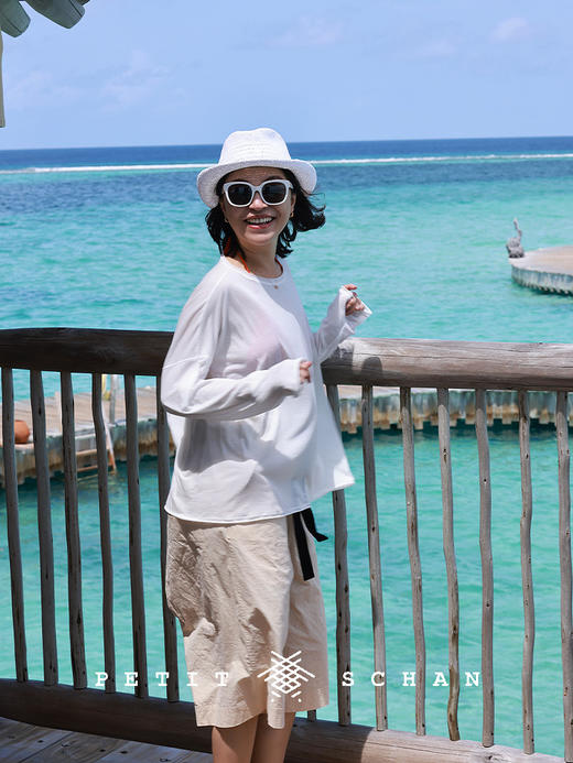 PETIT SCHAN小闪 CLO#867 Big Underpants 大裤衩 一千零一夜系列棉混纺松紧腰宽松中裤 商品图2