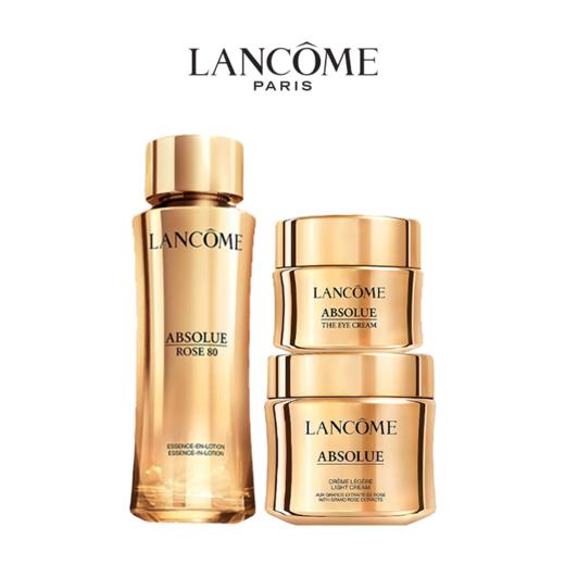 【特价】LANCOME兰蔻菁纯新版三件套盒（新版菁纯玫瑰水150ml+菁纯面霜60ml+新版菁纯眼霜20ml） 香港直邮 商品图1