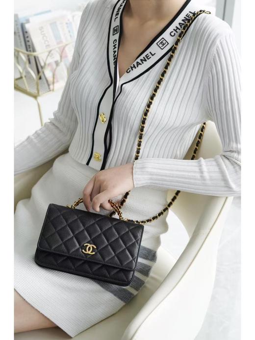 香奈儿 黑金手柄woc斜挎包（LZ） 商品图3