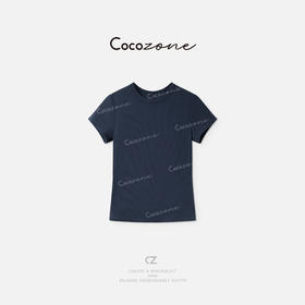COCO ZONE 刘一一 圆领短袖松弛感简约通勤风短袖T恤 CD2A1606