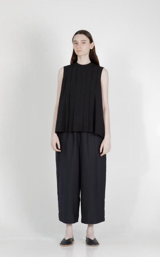 ECOLE DE CURIOSITES 无袖上衣背心前有宽褶 商品图1