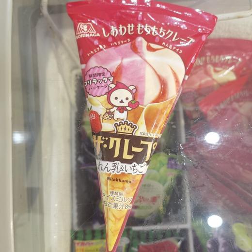 森永炼乳草莓味可丽饼冰淇淋 商品图0