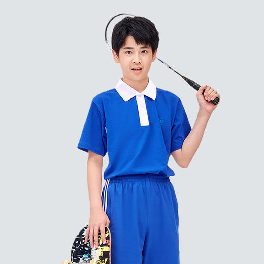 【安奈儿&雅兰特】深圳校服男女童中学夏运上衣&拉链短裤夏季安奈儿童装CM526754&CG521760&CB521758 商品图3