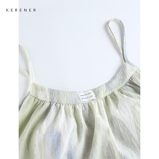 可人儿小众设计师新款泡泡绵女士睡衣夏季少女睡裙可外穿家居服 商品图1