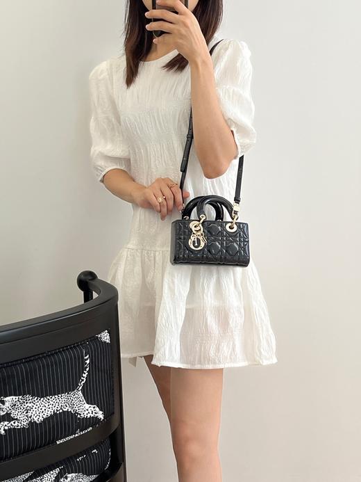 迪奥   横板戴妃手提包 漆皮/白色（LZ） 商品图8