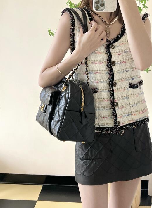 香奈儿 24a手工坊 保龄球包  黑色♥ （LZ） 商品图1