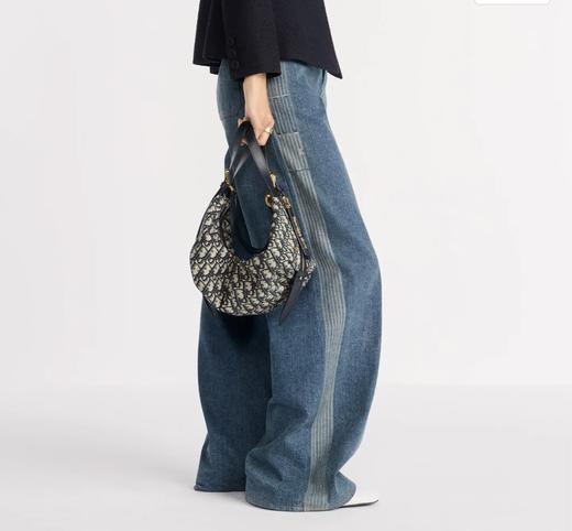 迪奥 D-Journey 手袋 饭盒包 老花配皮（CB） 商品图9