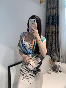 爱马仕围巾 专柜爆款立体呈现图案纹路实物档次极高（EJ*MM）