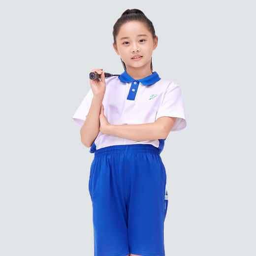 【安奈儿&雅兰特】深圳校服男女童中学夏运上衣&拉链短裤夏季安奈儿童装CM526754&CG521760&CB521758 商品图2
