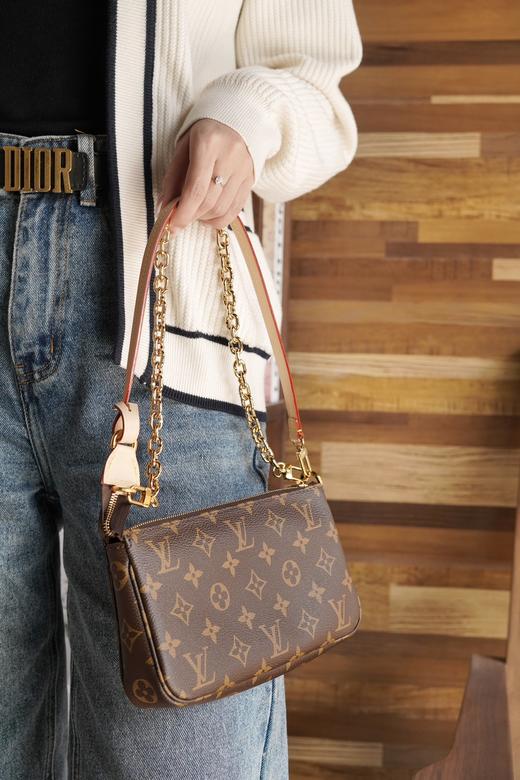 驴家  Pochette Accessoires手袋  新款 麻将包 手提包 单肩包(JPH) 商品图3