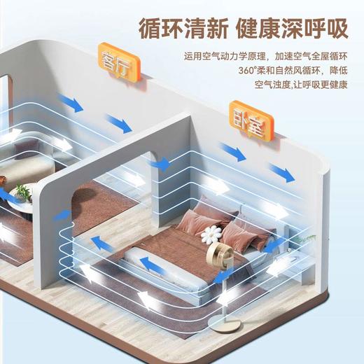 西佑SIUU 遥控八字摇头循环扇 家用大风力可拆卸立式循环风扇空气循环扇 商品图9