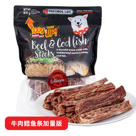 MM 山姆 PRECIOUS LIFE宠物牛肉鳕鱼条加量版 800g