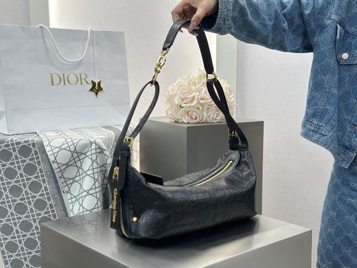 DIOR迪奥 D-Journey 金色五金配件拉链开合 牛皮 单肩包 中号 小号系列（LZ） 商品图7